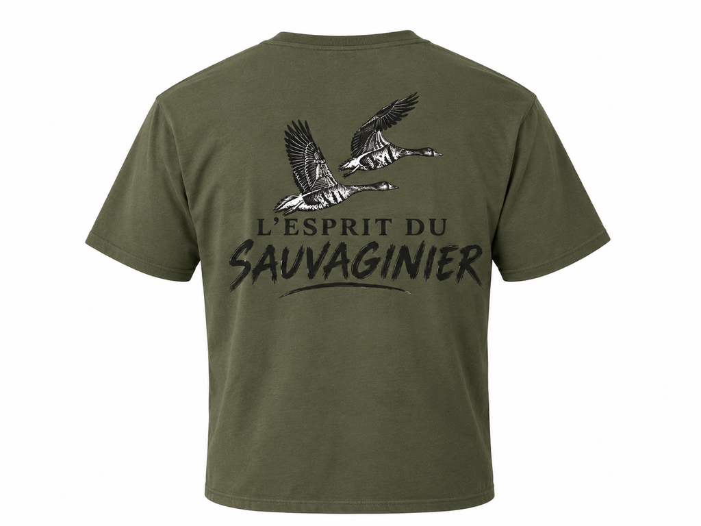 T-shirt Oie rieuse - l’esprit du sauvaginier