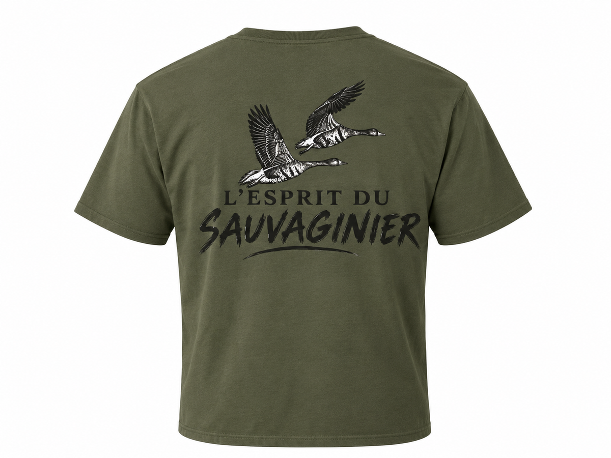 T-shirt Oie rieuse - l’esprit du sauvaginier